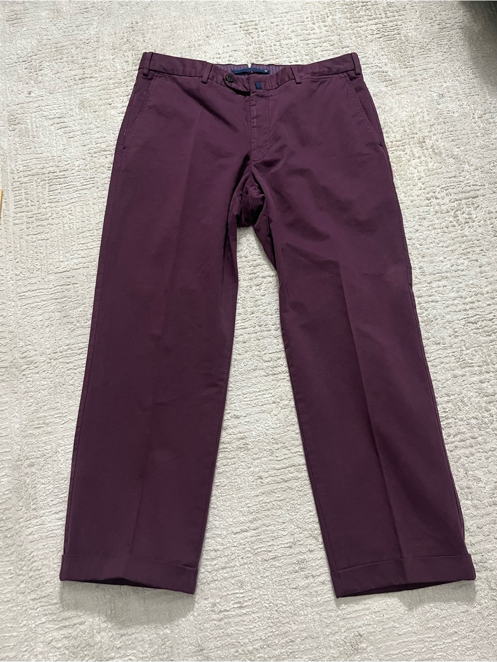 Incotex Straight Leg Cotton Dress Pant